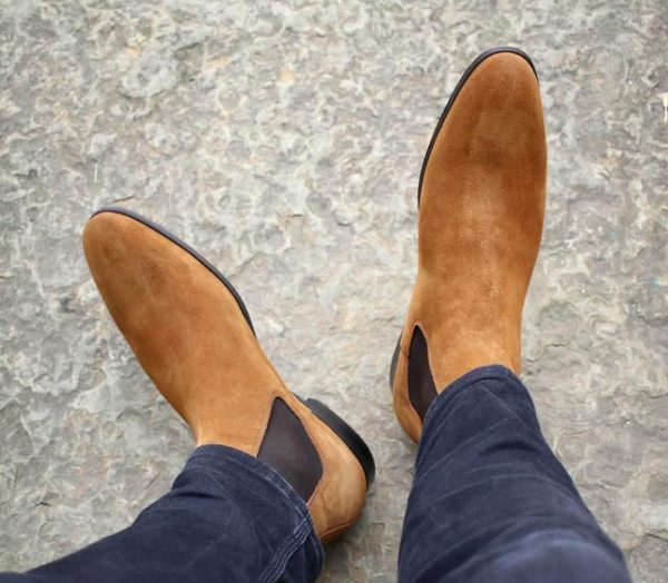 ALBERTO FERMANI CHELSEA SUEDE BOOTS - Image 2