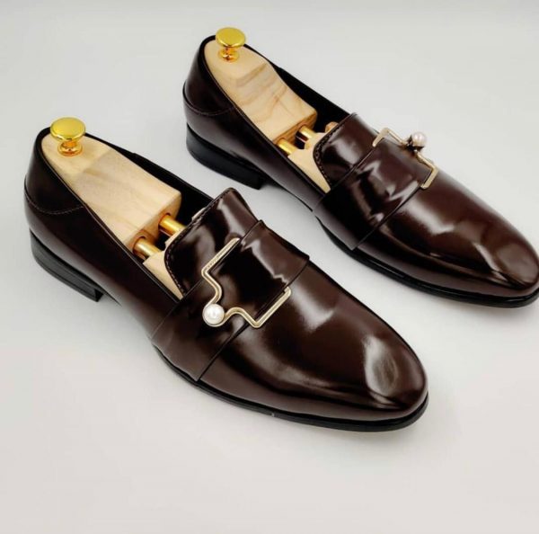 BALLY BUCKLE MOCCASINS