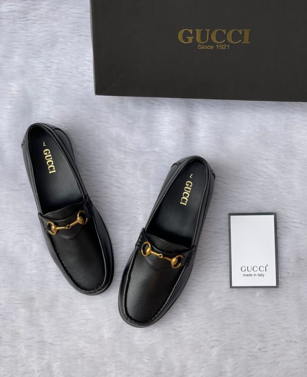 GUCCI BUCKLE MOCCASINS - Image 4