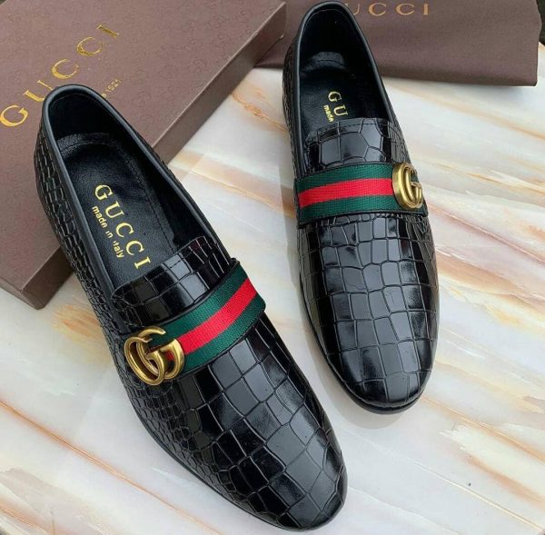 GUCCI CROCO MOCCASINS - Image 2