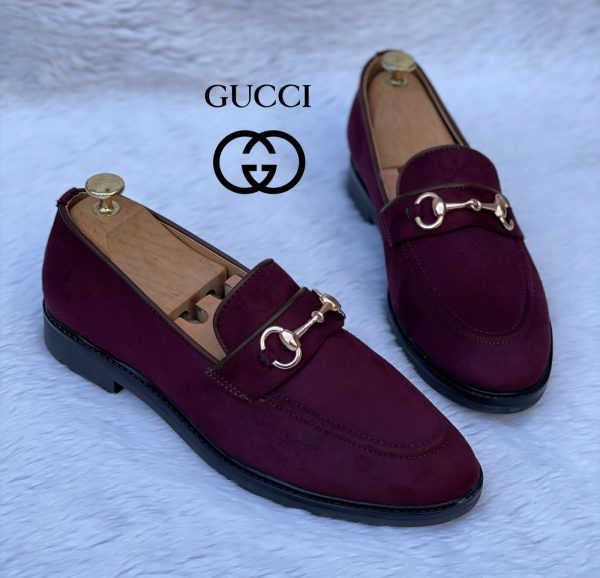 GUCCI SUEDE LEATHER MOCCASINS