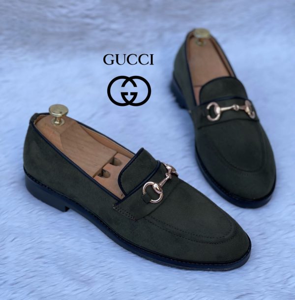 GUCCI SUEDE LEATHER MOCCASINS - Image 3