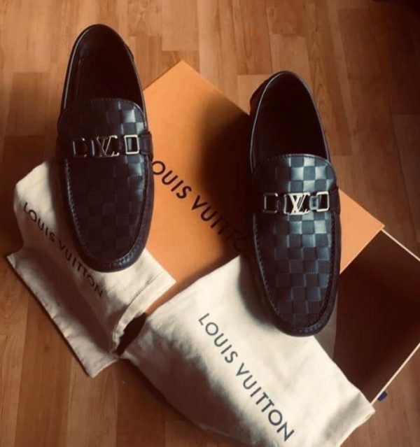 LOUIS VUITTON CHECK LOAFERS