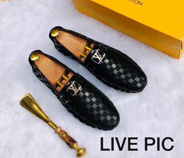 LOUIS VUITTON CHECK LOAFERS - Image 3