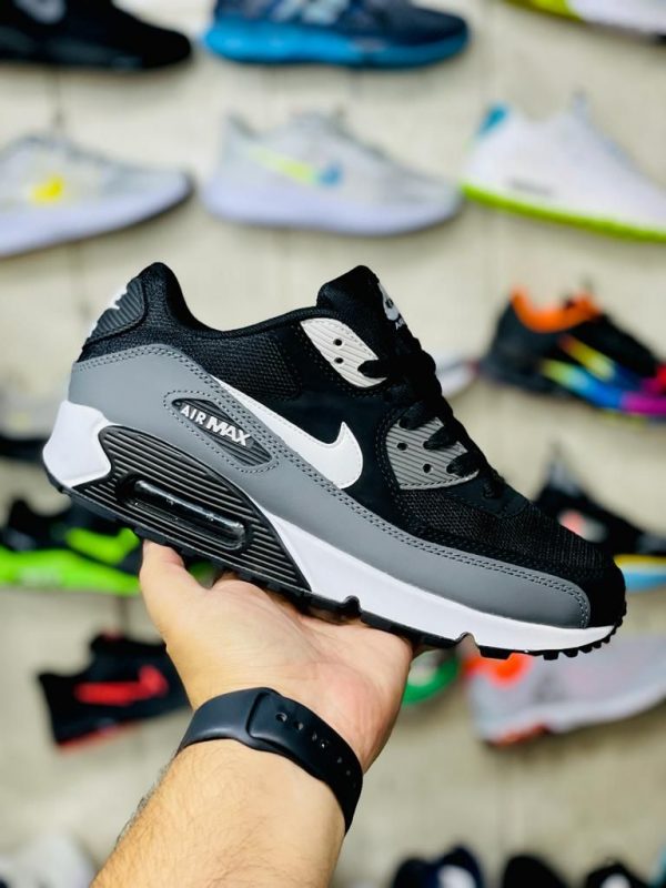 NIKE AIRMAX 90 BLACK WHITE - Image 3