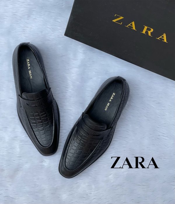 ZARA MAN CROCO MOCCASINS - Image 2