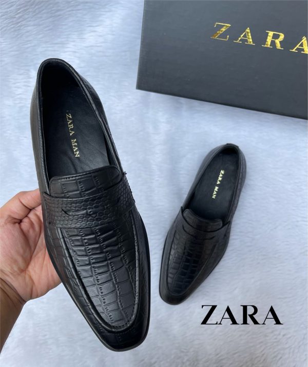 ZARA MAN CROCO MOCCASINS - Image 3