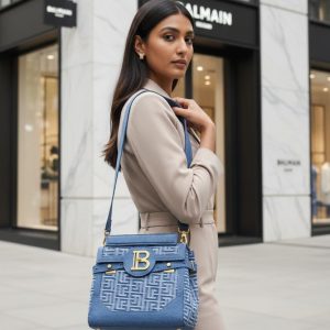 Premium Canvas & Leather Crossbody Bag – Luxury Edition